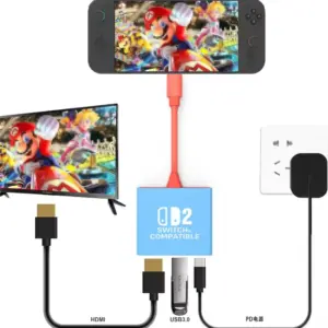 Vibrant Blue Switch 2 HDMI 4K Dock Hub 12 Sef44834b3ebe4665b9f9fcfb0513d68dg