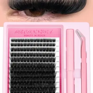 GROINNEYA DIY Lash Extension Kit with 10-16 mm Clusters 12 Sef46d11bdc0a4008b47df9b002c24e9cq