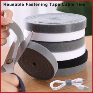 Vibrant Nylon Cable Management Tape in 1-5m