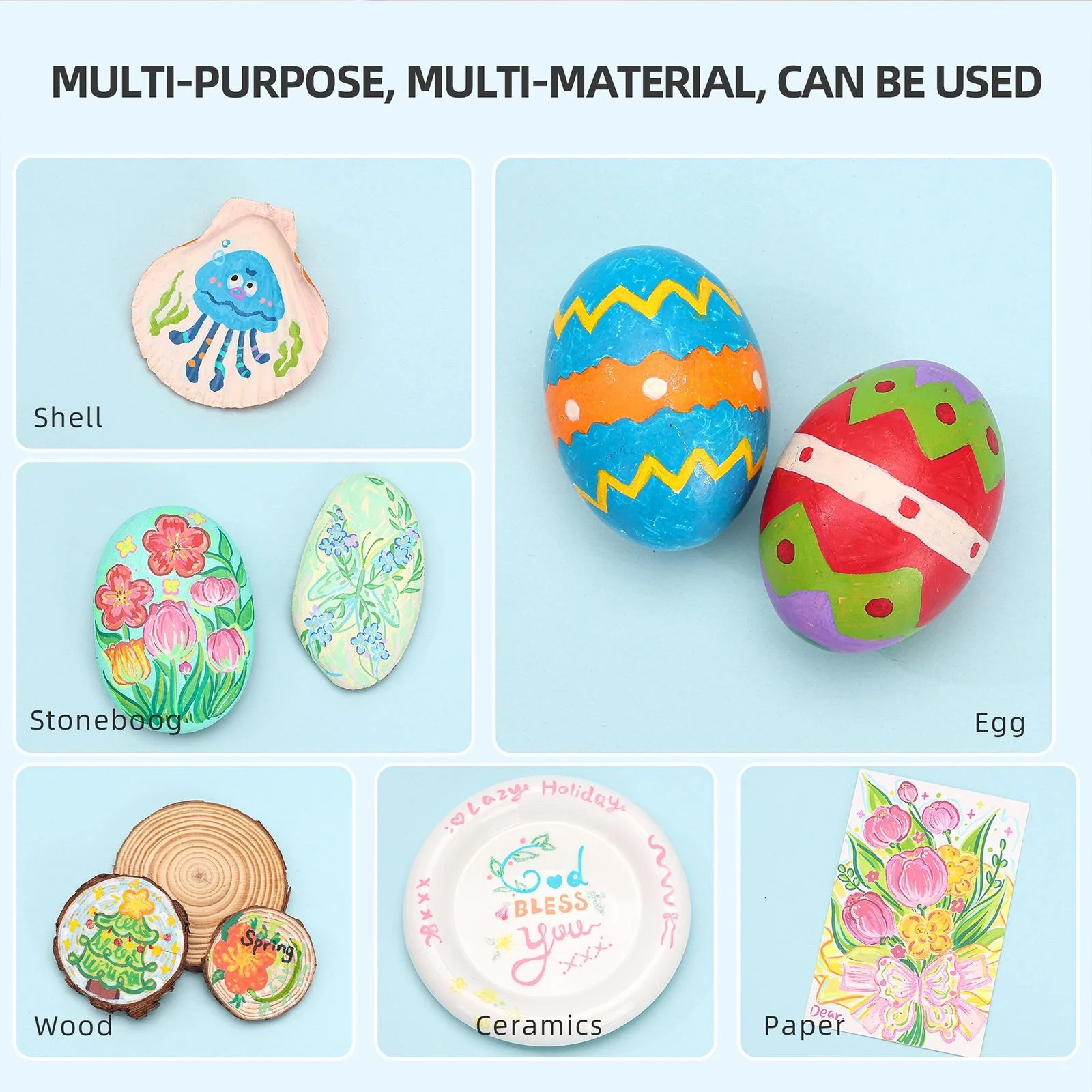 STONEGO 3D Acrylic Gel Pen Set in 36 or 54 Colors 5 STONEGO 3D Acrylic Gel Pen Set in 36 or 54 Colors - Image 5