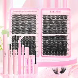 DIY Eyelash Extension Kit with Cluster Lashes 13 Sf01a49763f5844ec8922ba4ca54aaec5F