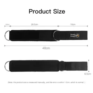 Durable Black Ankle Straps for Resistance Training 13 Sf03cf5568ec8484796d899a15ba5bd44T