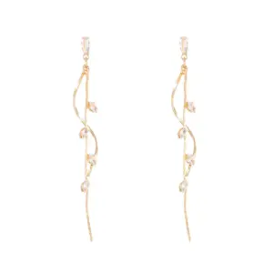 Vintage Crystal Leaf Drop Earrings 14 Sf03ee8a96be8464788c4fae9f4b9c13dc