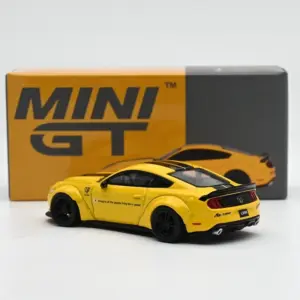 Mini GT 1:64 Mustang Diecast Model in Yellow 9 Sf05a838d65c041f3bf5b363ad022cc043