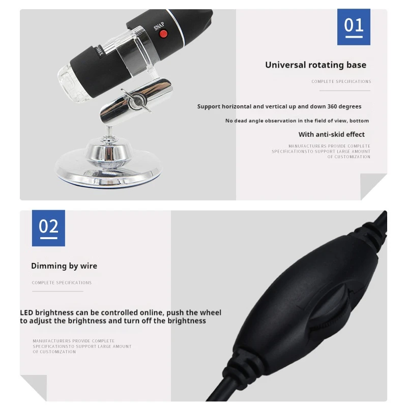 High-Magnification USB Digital Microscope 500X-1600X 2 High-Magnification USB Digital Microscope 500X-1600X - Image 2