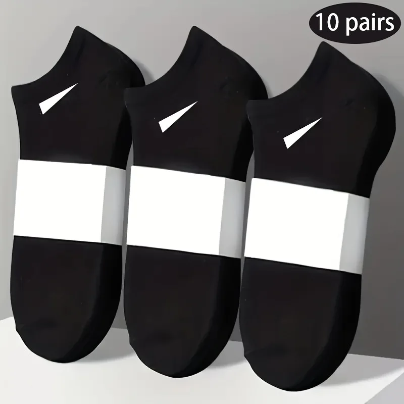 Low-Cut Ankle Socks 10/20 Pairs, 100% Polyester 4 Low-Cut Ankle Socks 10/20 Pairs, 100% Polyester - Image 4