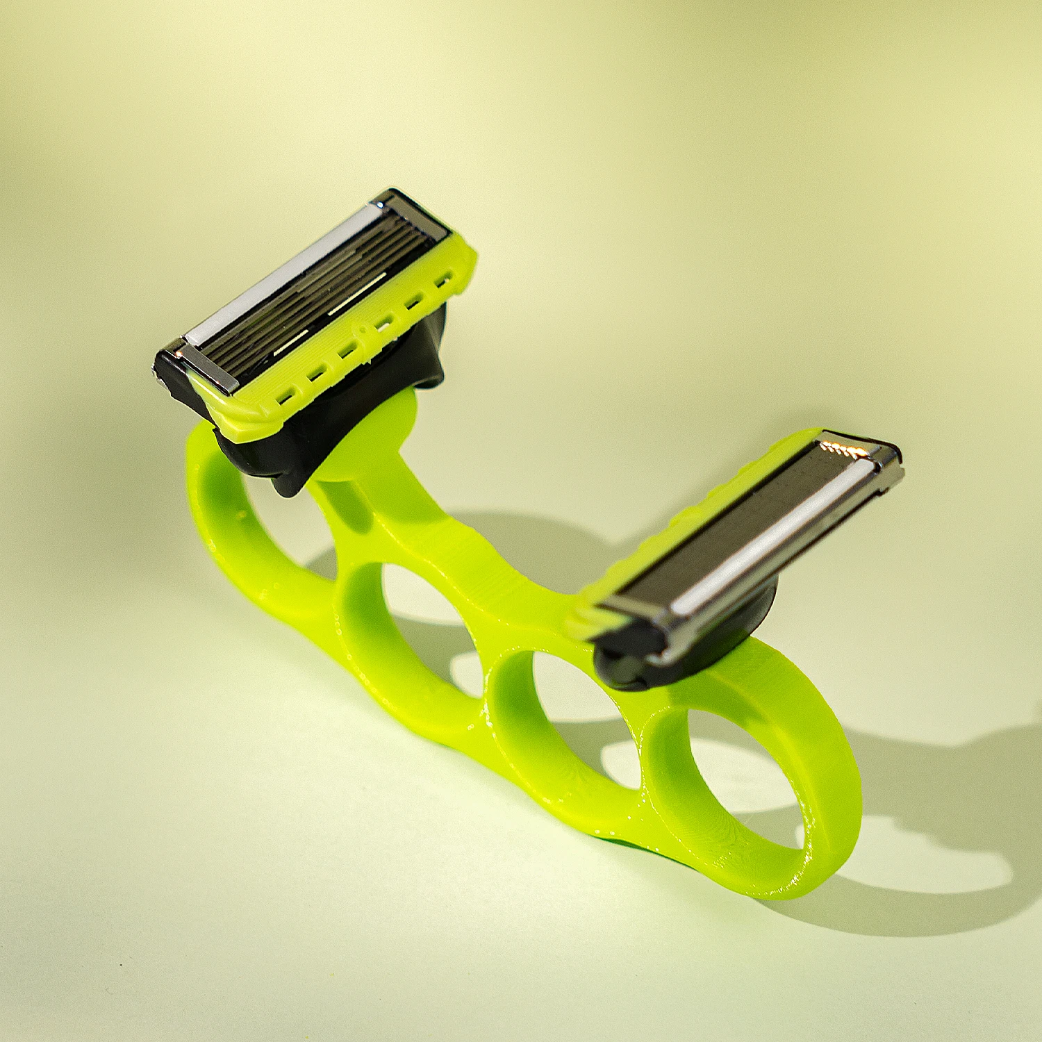 Bright Lime Green Double-Headed Bald Clipper 1 Bright Lime Green Double-Headed Bald Clipper