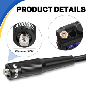 ABBREE AR-881 VHF/UHF SMA-Female Antenna 10 Sf1360f1744384afa8d2a9c2435466367d