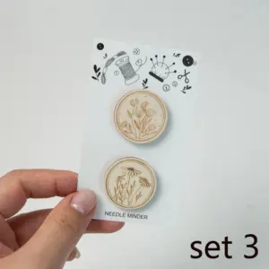 Handcrafted Wooden Needle Minders Set 16 Sf1b8718a908642a881bd9267442f12f8z