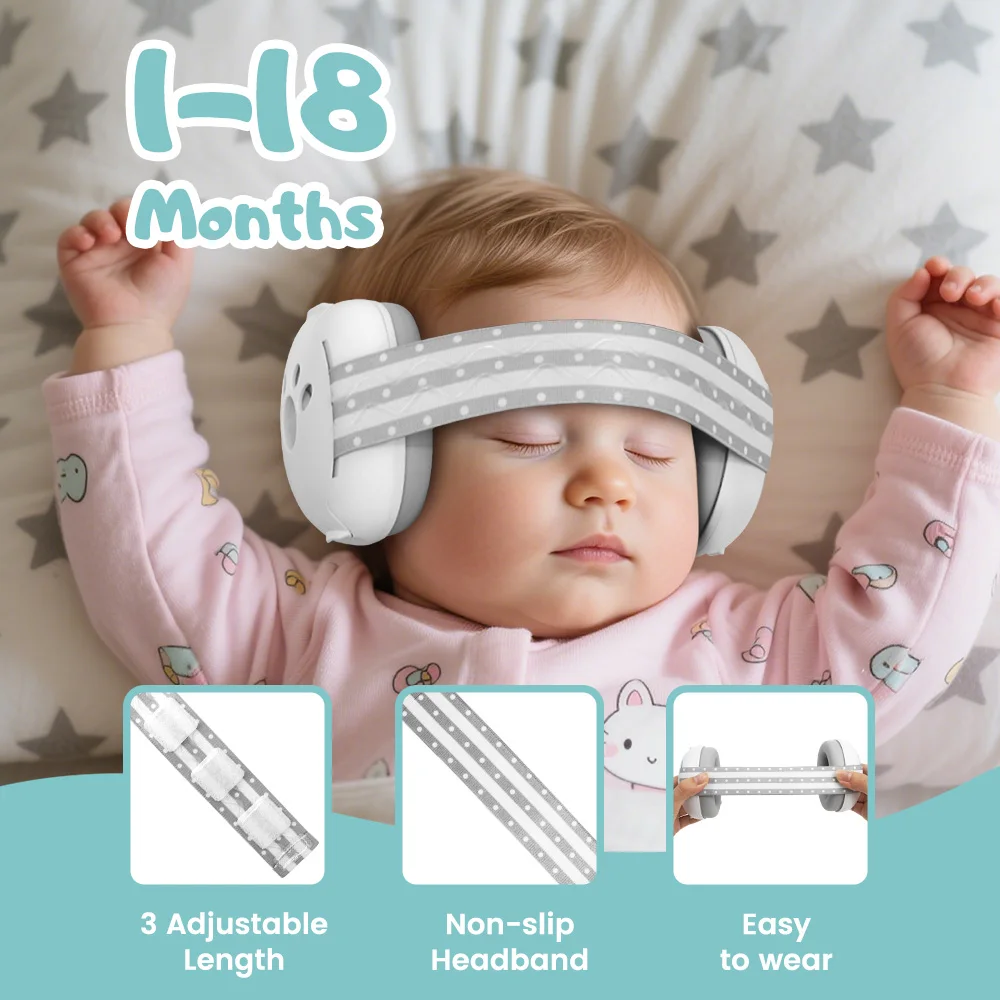 Baby Noise-Canceling Headphones for Infants and Toddlers 5 Baby Noise-Canceling Headphones for Infants and Toddlers - Image 5