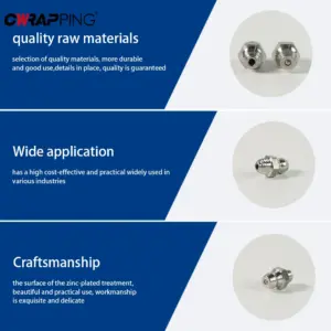 Stainless Steel M6 Grease Fittings Set (10/20) 9 Sf265dc1ff1784e81bad3ab06fd874099J