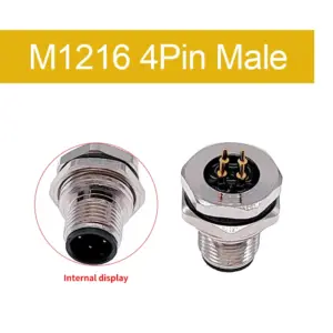 Waterproof M12 Sensor Connector Set, 10-Pack 16 Sf2cd56d5a2a64ccda4bb2310b3f42803x 2