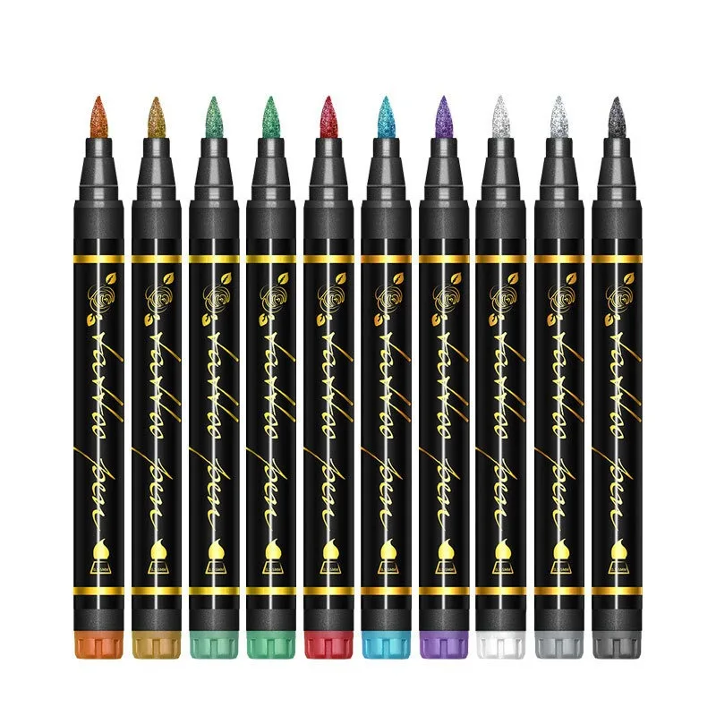 Vibrant 10-Color Face Paint Marker Set 6 Vibrant 10-Color Face Paint Marker Set - Image 6