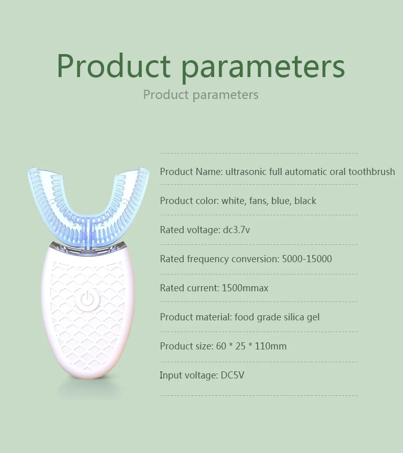 U-Type Electric Toothbrush with 4 Modes 2 U-Type Electric Toothbrush with 4 Modes - Image 2