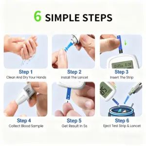 Blood Glucose Test Kit with 150 Strips & Lancets 15 Sf32971a30f9b4968bc625787896af30fw