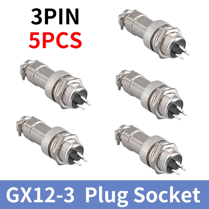 GX12 Circular Connector Set with 12mm Diameter 9 GX12 Circular Connector Set with 12mm Diameter - Image 9