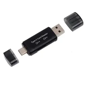 Sleek Black USB-C Multifunction Card Reader 17 Sf32cd318d1b3421e9d3910914d680328f