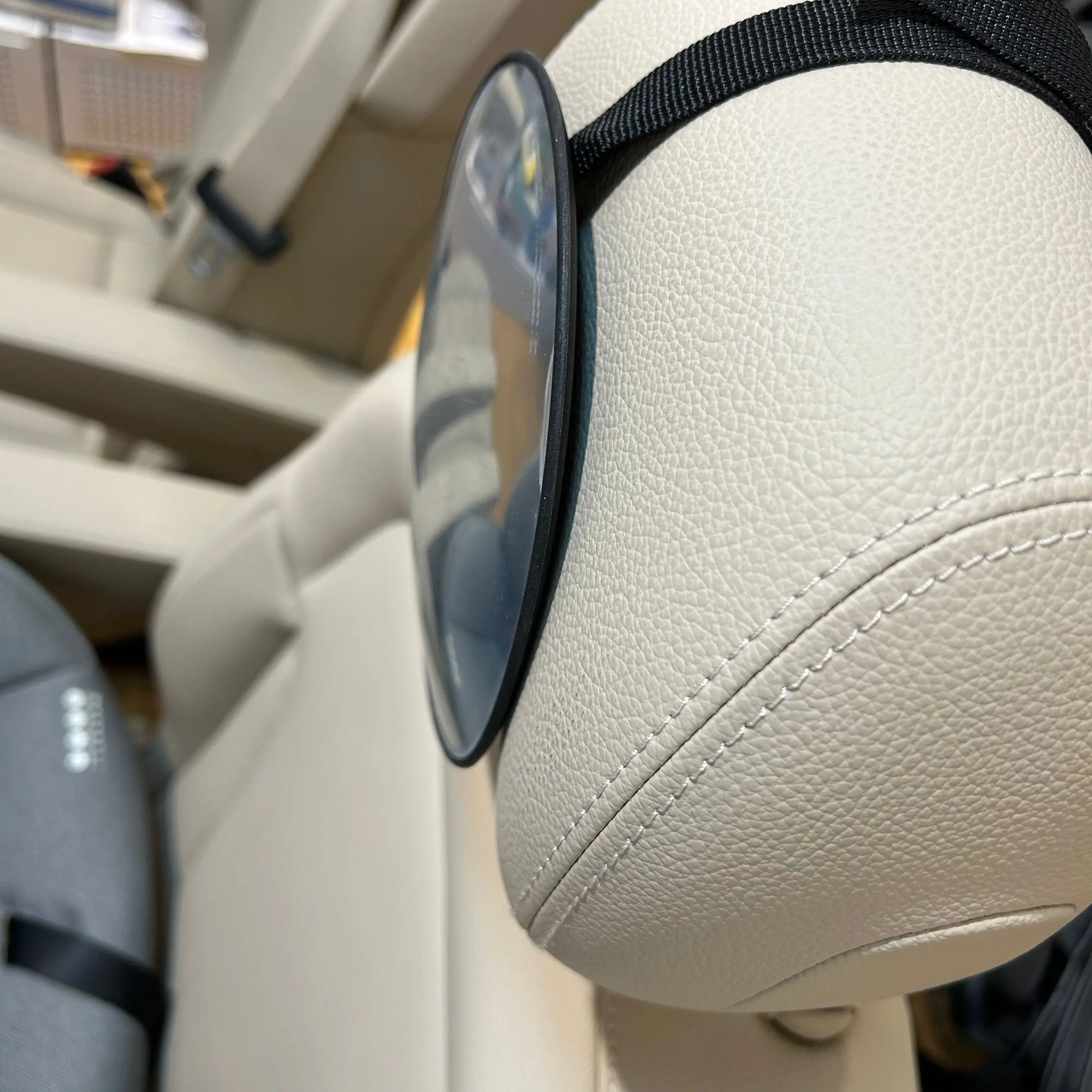 Black and Pink Baby Car Mirror 4 Black and Pink Baby Car Mirror - Image 4