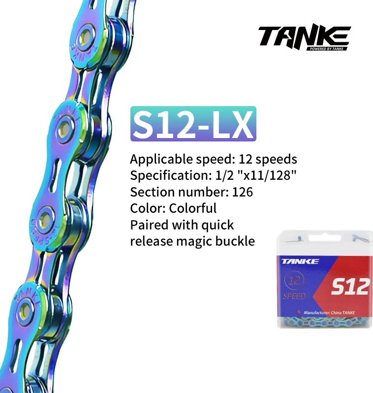 Vibrant TANKE Bicycle Chain for Bikes 7 Vibrant TANKE Bicycle Chain for Bikes - Image 7