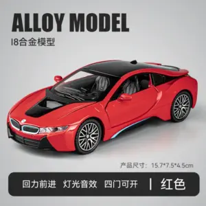 Vibrant Blue 1:32 Alloy Sports Car Model 15 Sf422b105f25b40f884bb9c9a6af2a166k