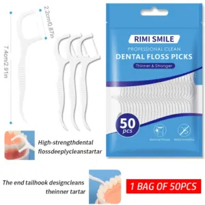 RIMI Smile Dental Floss Pack 50/100/300 Picks 11 Sf43e83ef38a146e39c9dfb09174a2c23x