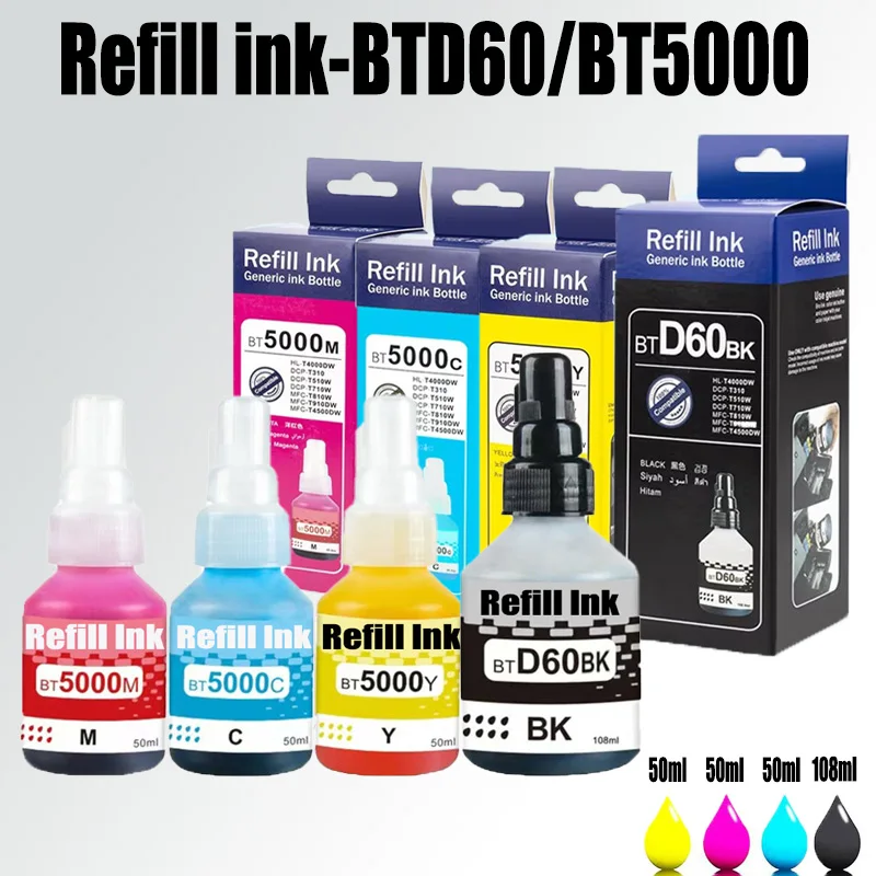 Brother Ink Refill Kit for T220 T300 T310 T500W 1 Brother Ink Refill Kit for T220 T300 T310 T500W
