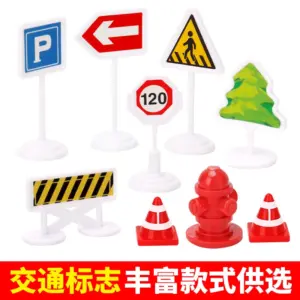 Vivid 12-Piece Traffic Sign Set for Kids 12 Sf4bdbfe78f774b4d88c366231adf6b40E
