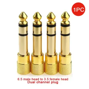 Gold-Plated Audio Connector Set for Devices