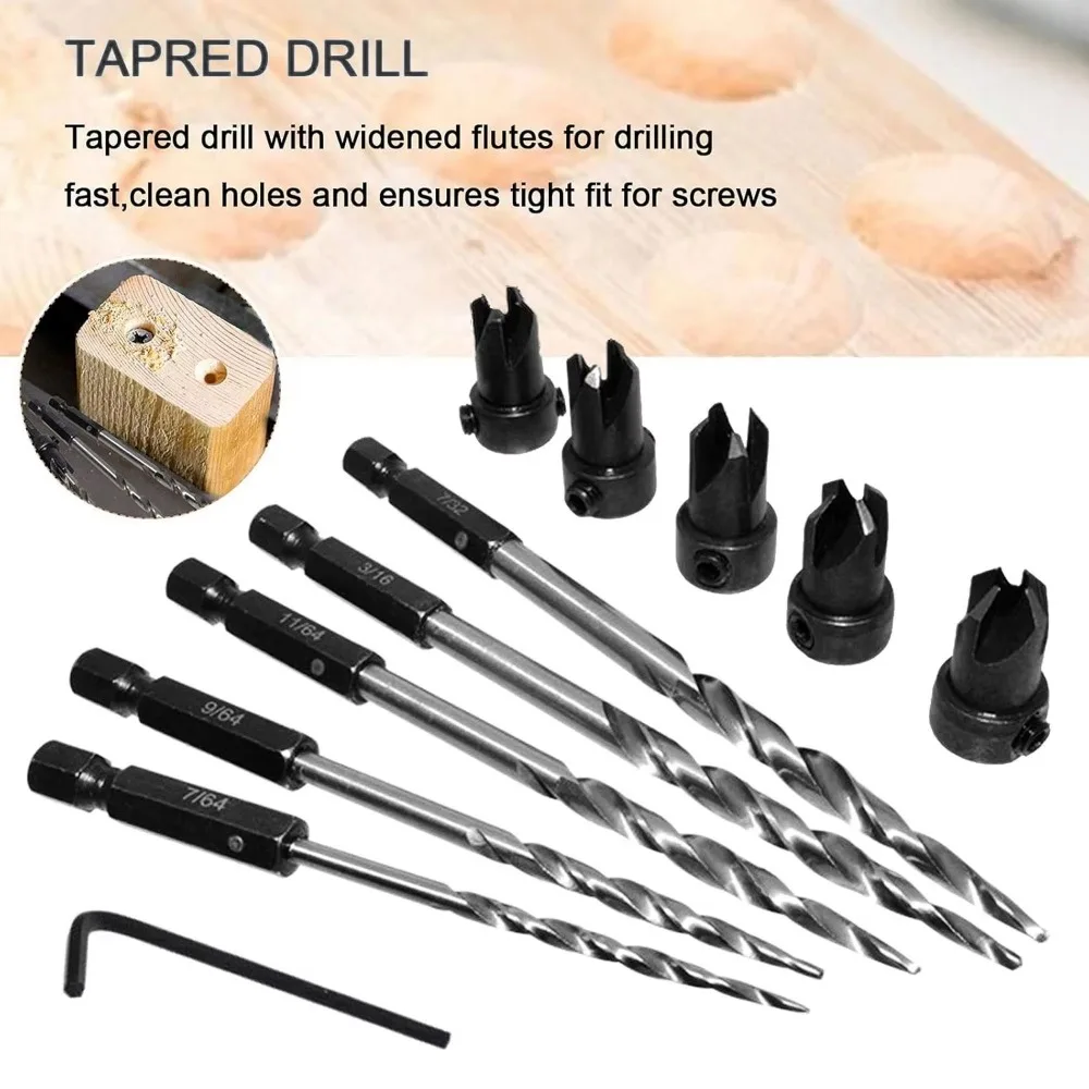 High-Speed Steel Countersink Drill Set 3 High-Speed Steel Countersink Drill Set - Image 3