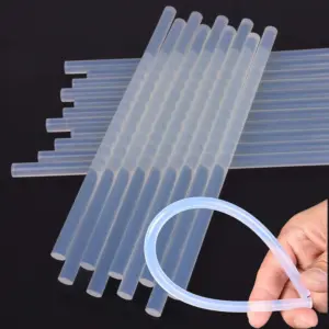 Transparent Hot Melt Glue Sticks 100mm x 7mm Pack of 10/20 13 Sf59ef5771ffd457ab1600cb028c85f9ab