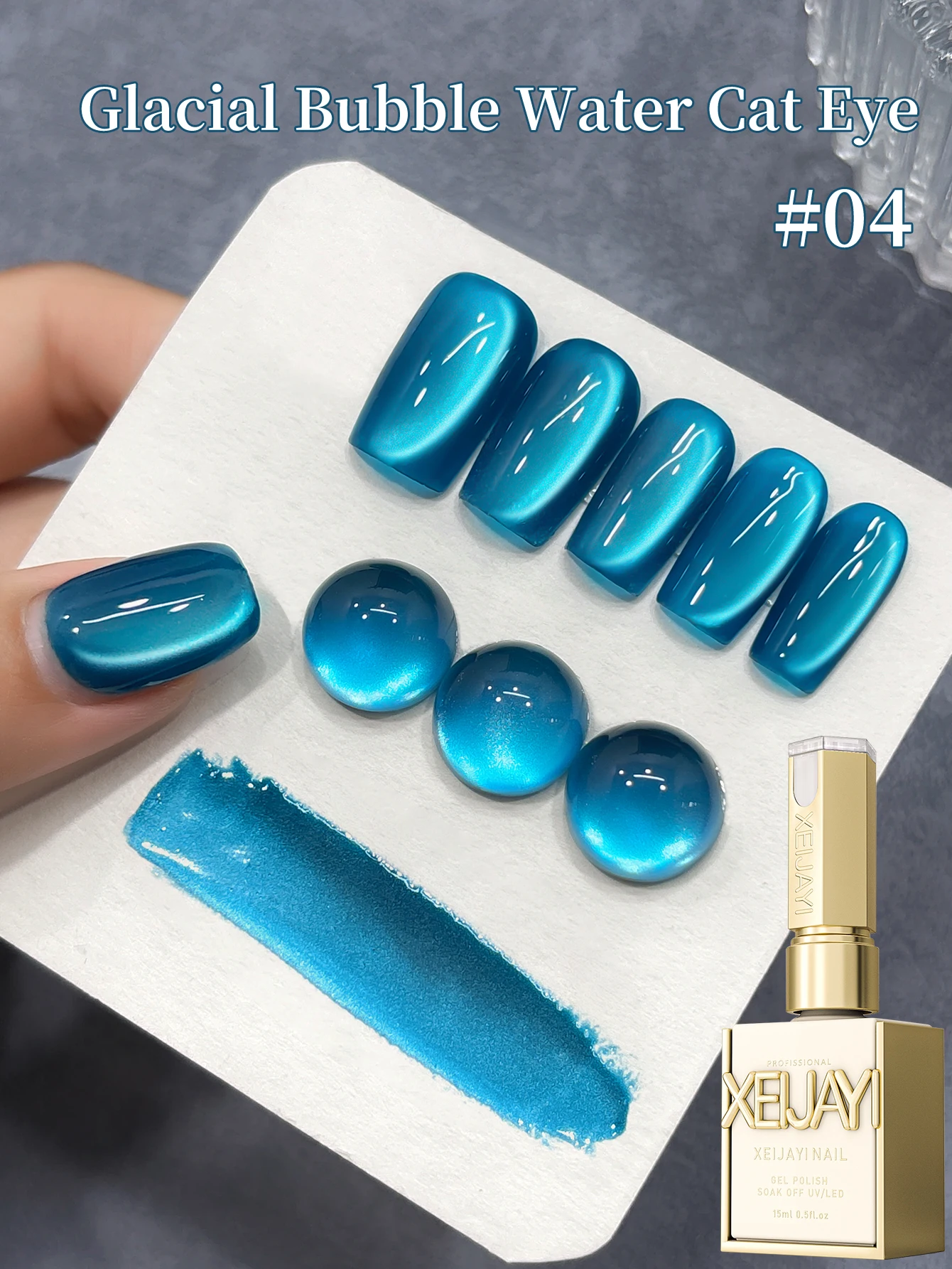 Ice-Inspired Gel Nail Polish - Glacier Series 15ml 9 Ice-Inspired Gel Nail Polish - Glacier Series 15ml - Image 9