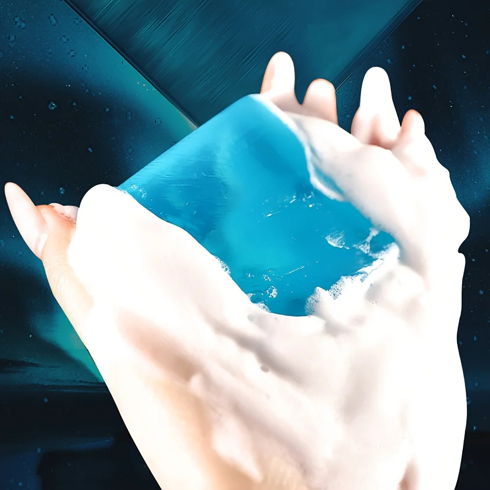 Modern Blue Marbled Men's Cologne Soap 6 Modern Blue Marbled Men's Cologne Soap - Image 6