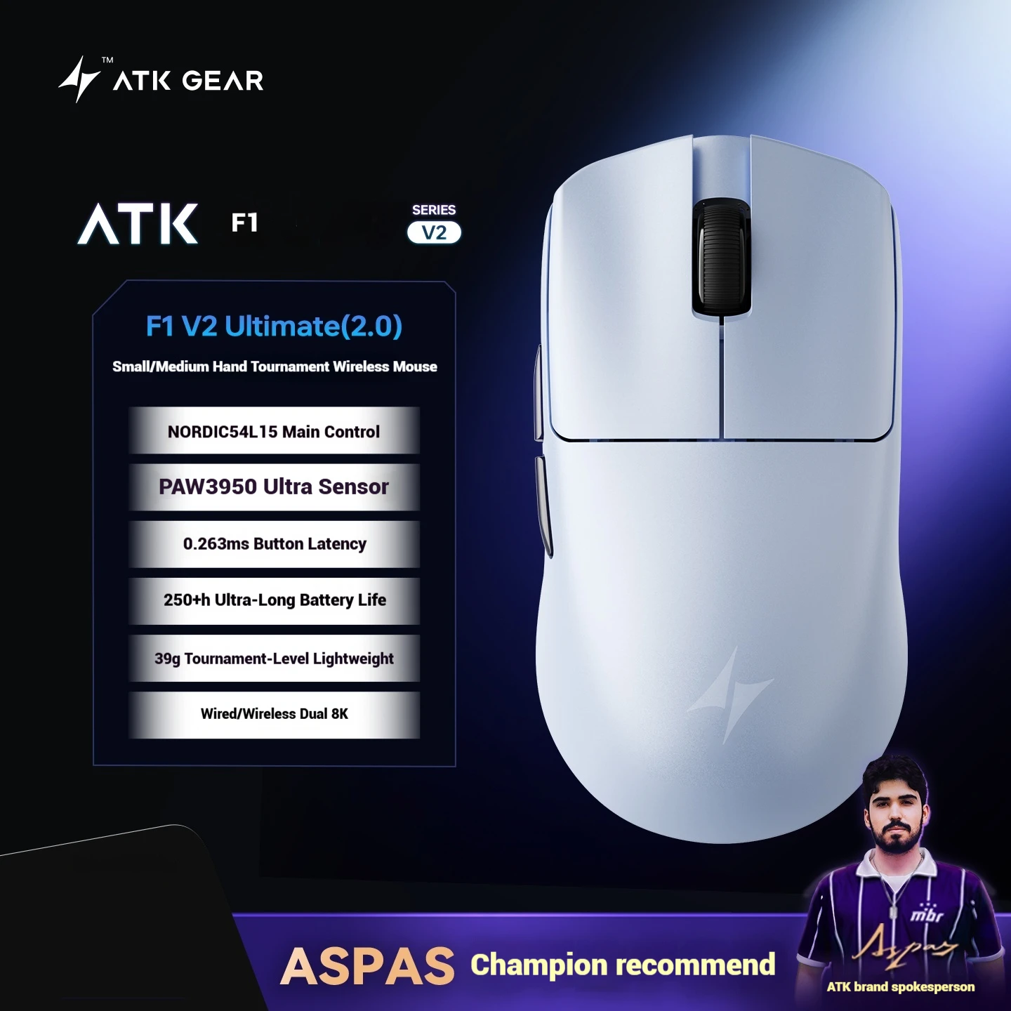ATK Blazing Sky F1 V2 Gaming Mouse 10 ATK Blazing Sky F1 V2 Gaming Mouse - Image 10