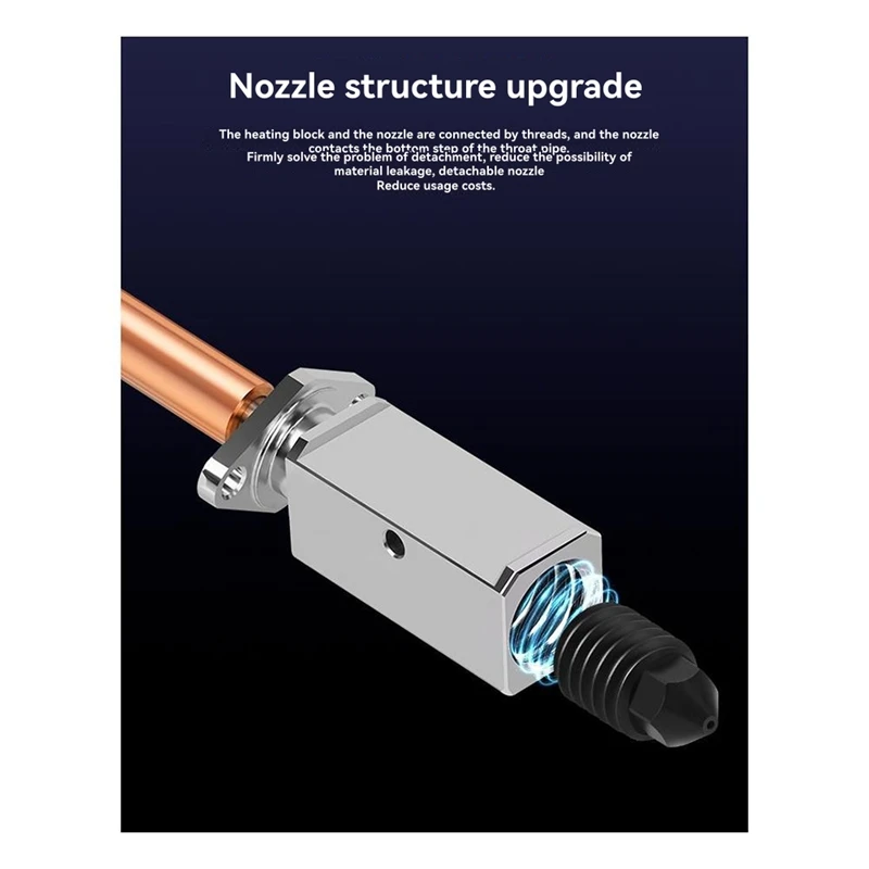 High-Performance Hotend Kit for Bambu Lab X1 & P1 Series 3 High-Performance Hotend Kit for Bambu Lab X1 & P1 Series - Image 3