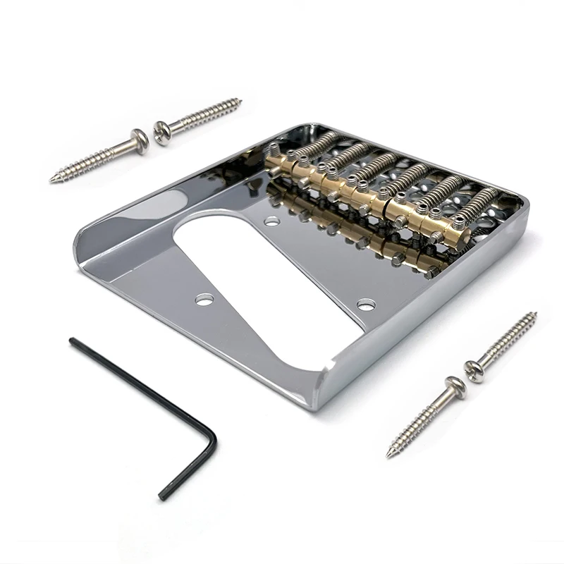 Brass Saddle Bridge for TL Guitars 6 Brass Saddle Bridge for TL Guitars - Image 6