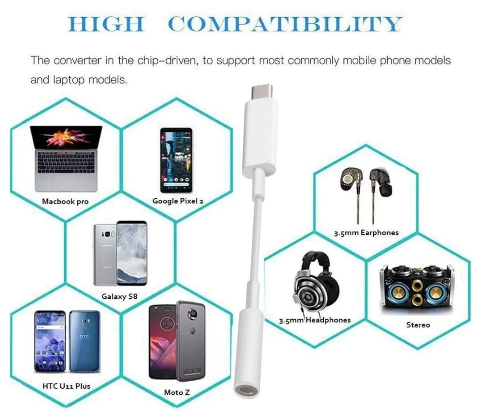 USB C to 3.5mm Headphone Adapter for iPhone 3 USB C to 3.5mm Headphone Adapter for iPhone - Image 3