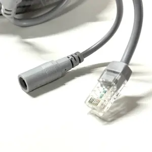 Gray Network Extension Cable for Security Cameras 11 Sf66ad50996944388882e3764a691f30dT