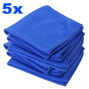 Bright Blue Microfiber Cleaning Towels 30x30cm (Pack of 10) 17 Sf66b43c80a2b465ba77972cb728330094
