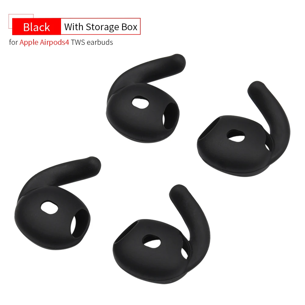 AirPods4 Silicone Ear Tips - Black, White, Transparent 9 AirPods4 Silicone Ear Tips - Black, White, Transparent - Image 9
