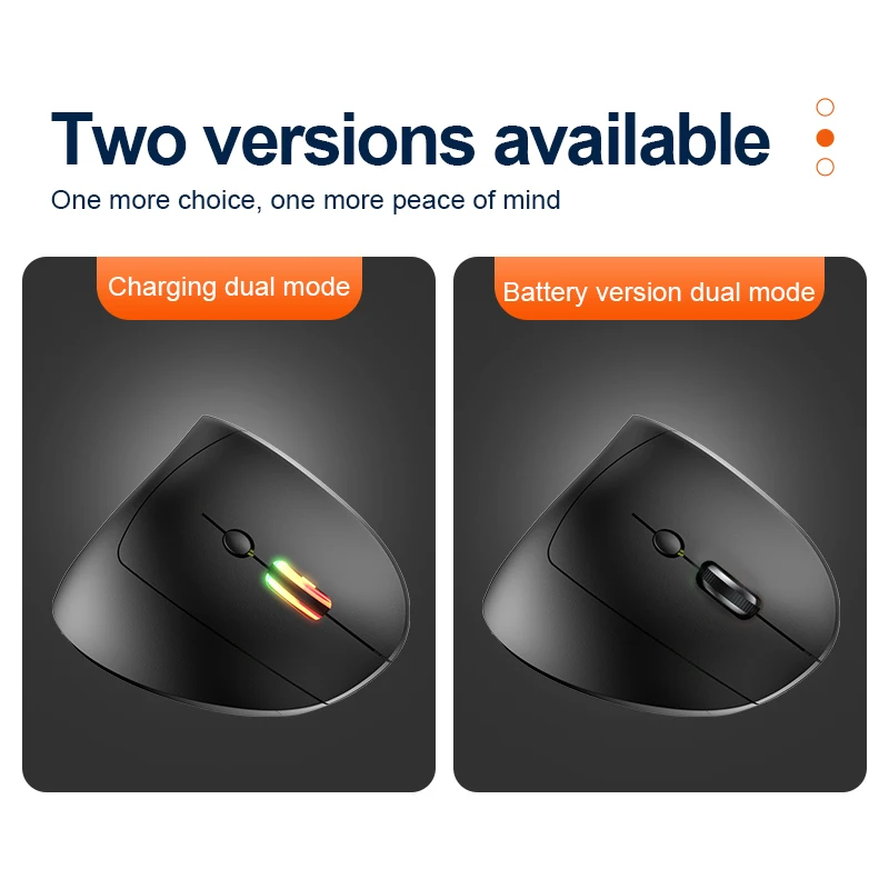 Ergonomic Vertical Wireless Mouse 1600 DPI 5 Ergonomic Vertical Wireless Mouse 1600 DPI - Image 5