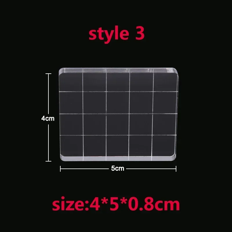 Set of Nine Clear Acrylic Stamp Blocks 10 Set of Nine Clear Acrylic Stamp Blocks - Image 10