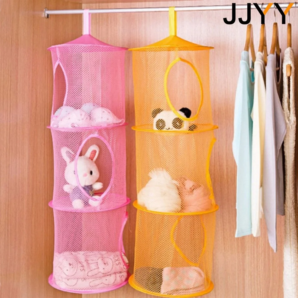 Colorful Mesh Hanging Storage Organizer for Home 2 Colorful Mesh Hanging Storage Organizer for Home - Image 2