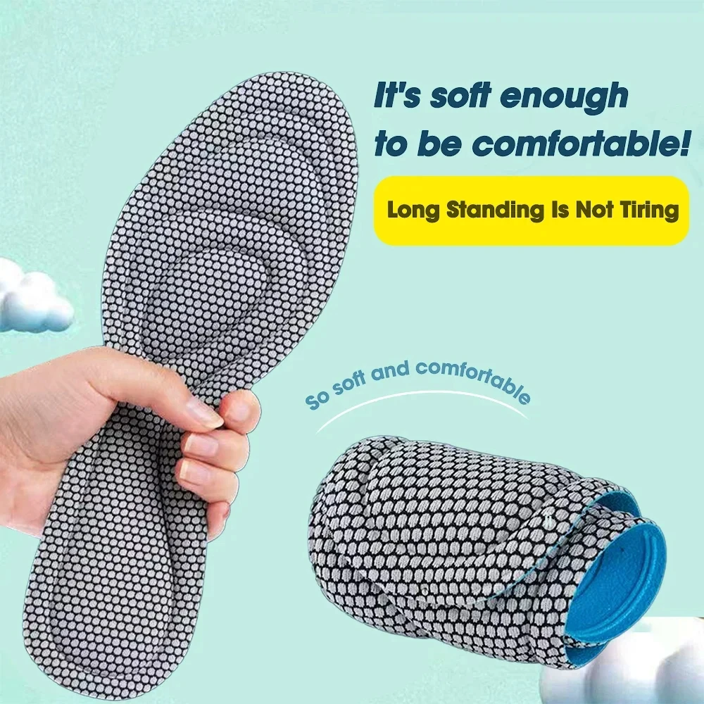 Memory Foam Orthopedic Insoles for Shoes Set of 4 3 Memory Foam Orthopedic Insoles for Shoes Set of 4 - Image 3