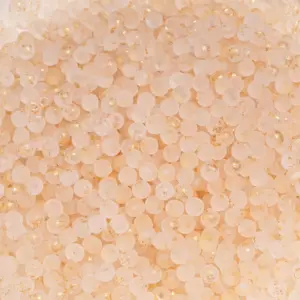 Frosted Gold Splattered Glass Beads Set 17 Sf8555e597ac54e85bfea8b3769316f93G