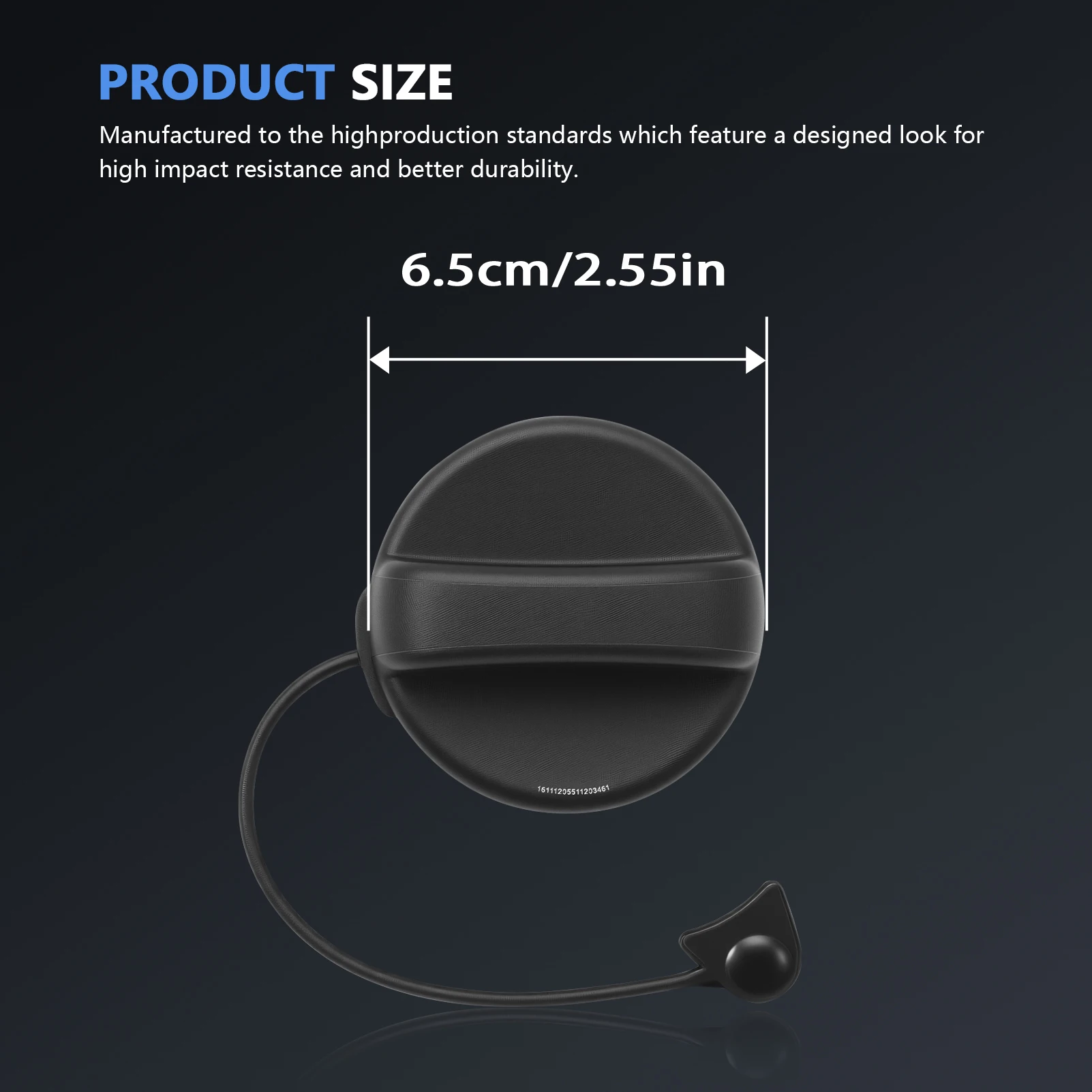 Black Mazda Fuel Cap for 2013-2019 Models 4 Black Mazda Fuel Cap for 2013-2019 Models - Image 4