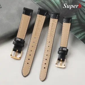 Premium Black Leather Watch Strap 8-24mm Wide 14 Sf882dde7acc7453aab8149f754e23176n