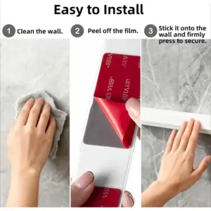 White Wall-Mounted Toothpaste & Cream Organizer 10 Sf8ac3286a74c415880cf8d23a9b5d5edJ