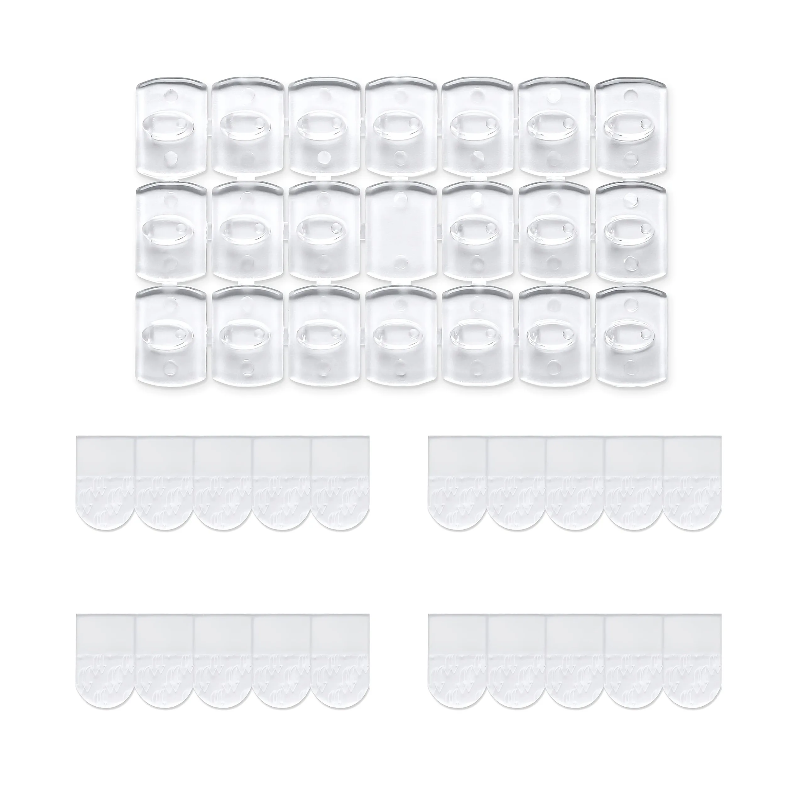 Transparent Indoor Light Hanging Clips Set of 20 or 40 6 Transparent Indoor Light Hanging Clips Set of 20 or 40 - Image 6