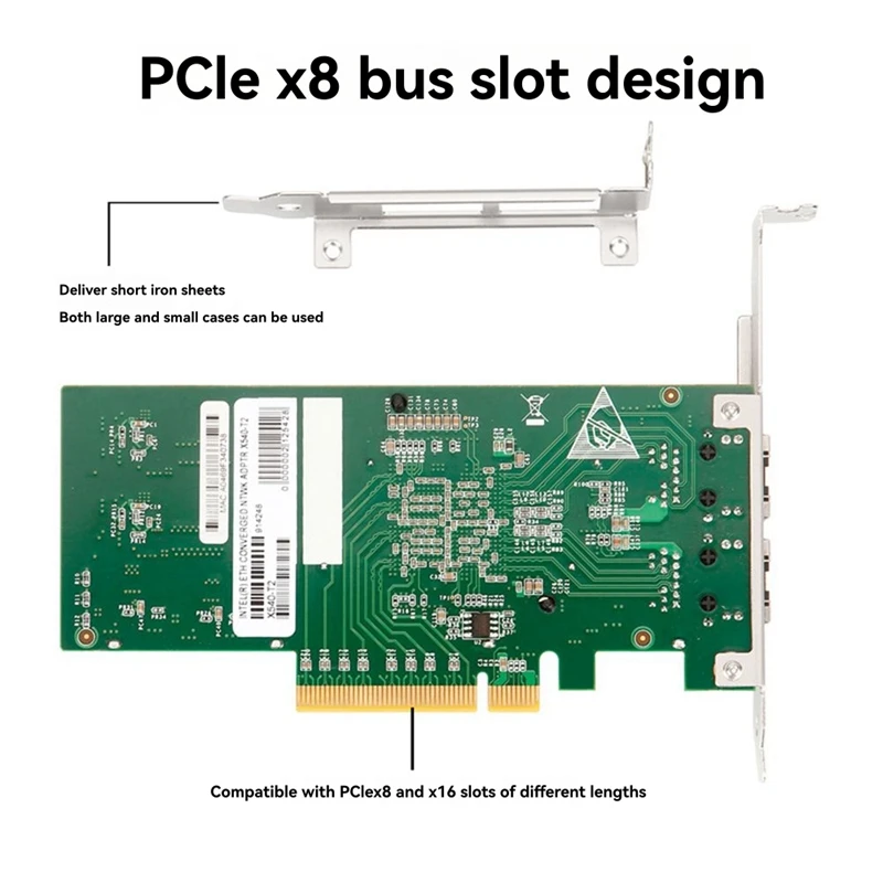 X540-T2 Dual Port 10GbE PCIe Network Card 6 X540-T2 Dual Port 10GbE PCIe Network Card - Image 6