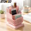 Pink Multi-Layer Desk Organizer